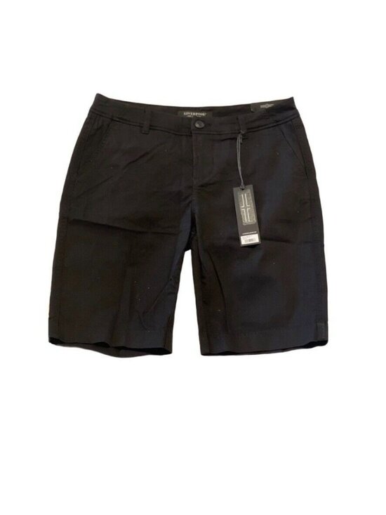 Liverpool Los Angeles Pants - Liverpool Los Angeles Womens Black Stretch Bermuda Shorts With Tags